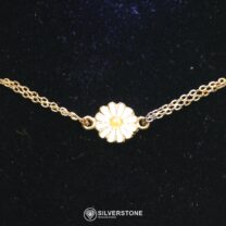GOLD PLATED DAISY BRACELET